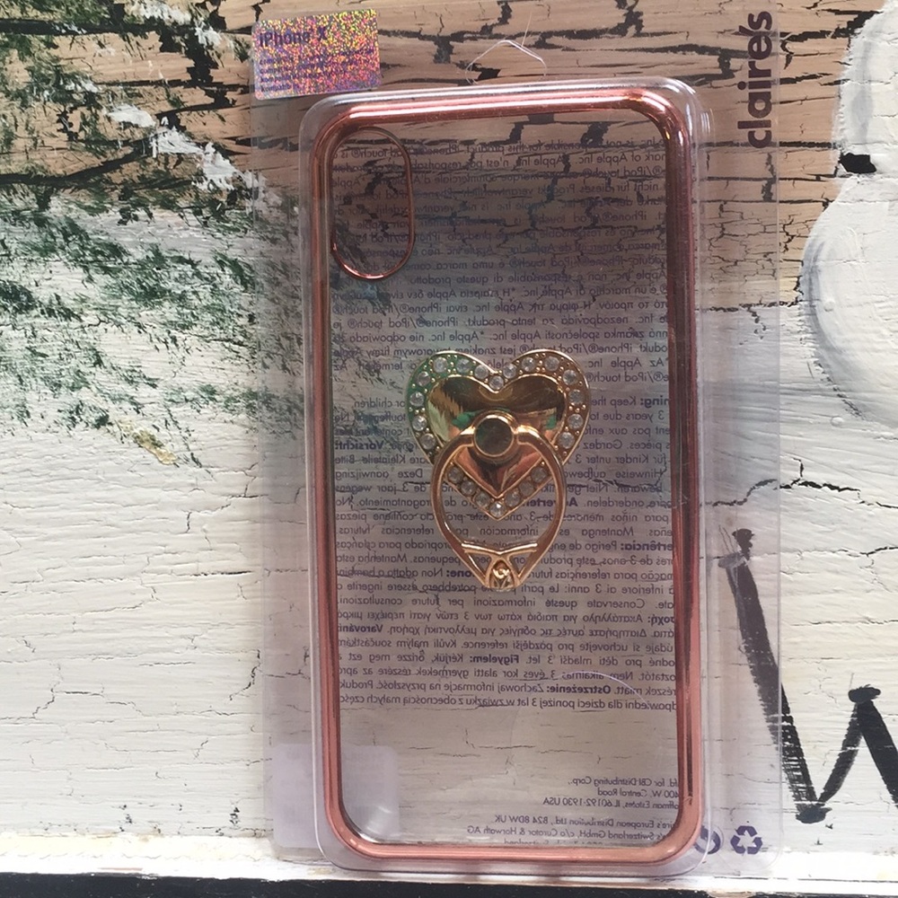 NWOT Claire’s iPhone X case.
